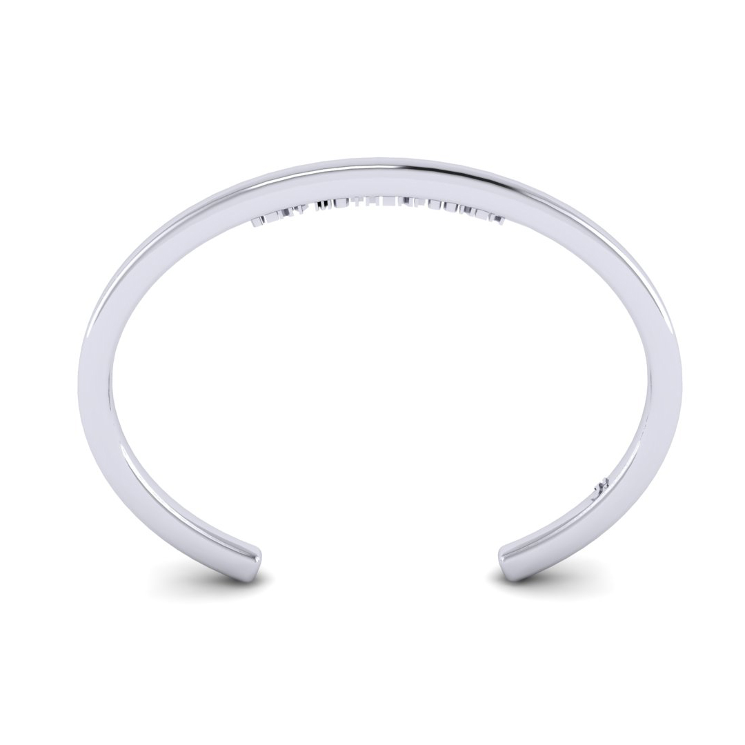 MARRAINE ADOREE message bracelet bangle in stainless steel Glam